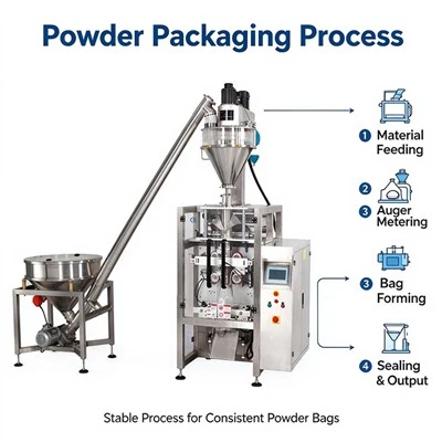 Automatische Mehlpulver-Verpackungsmaschine