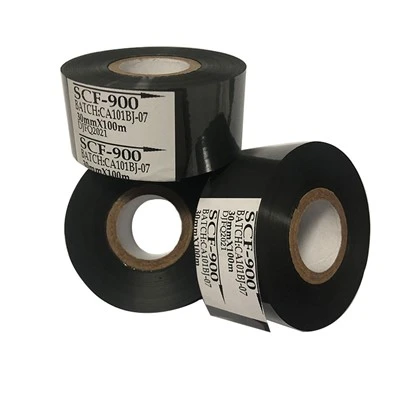 Schwarze Thermotransferband-Kodierfolie für Heißprägemaschine