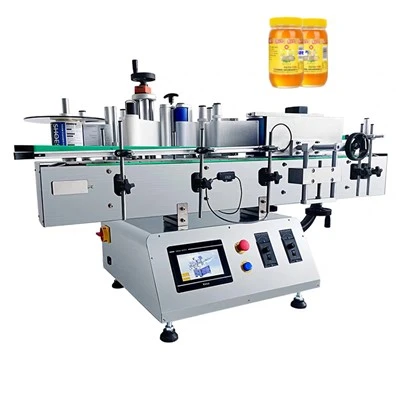 Aufkleber-Etikettiermaschine für runde Gläser